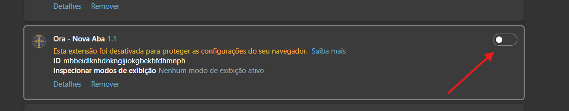 Confirmação de nova aba no Edge